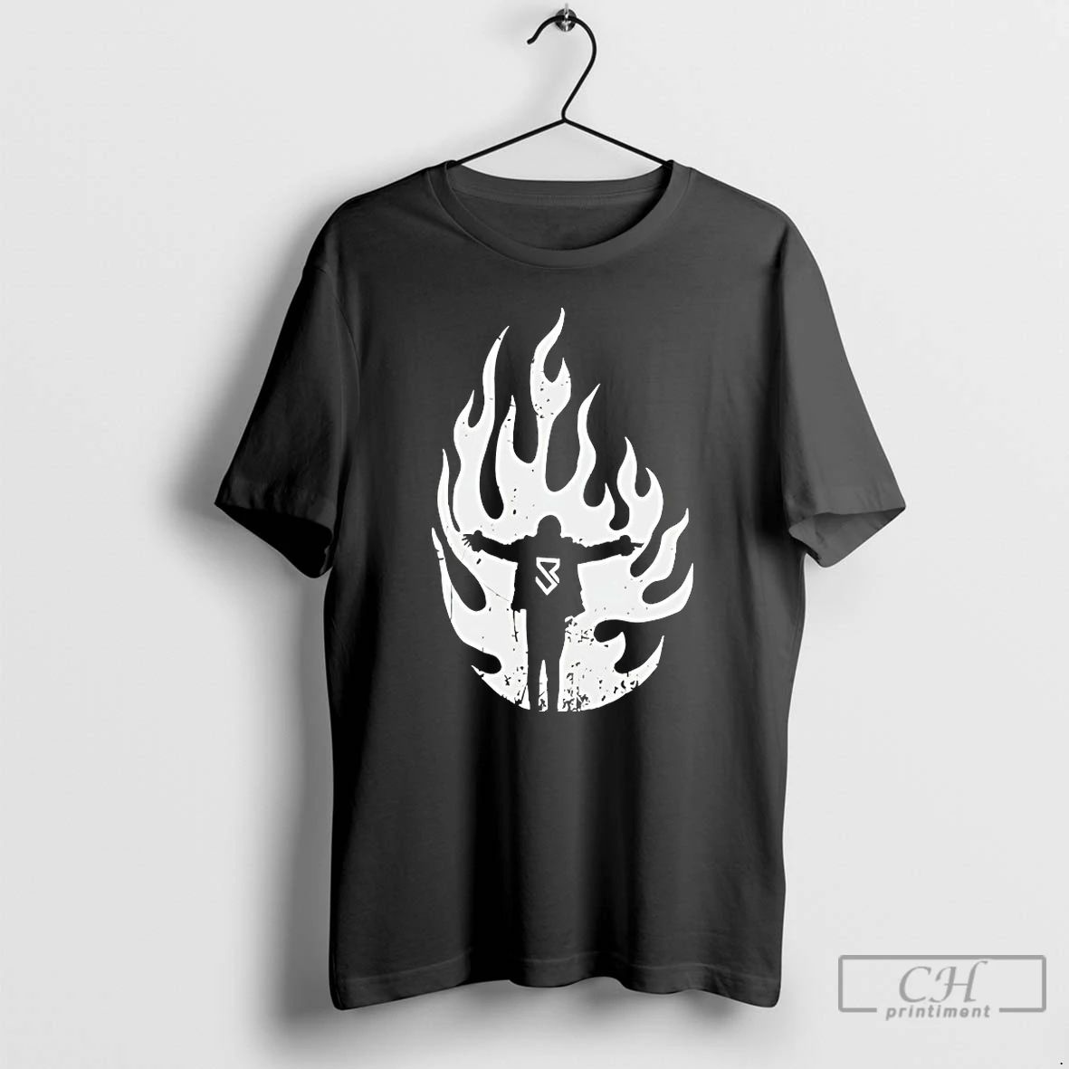Classic Seth Rollins Flames - Adult & Kids T-Shirts, Sweatshirts & Hoodies apparel design preview 1