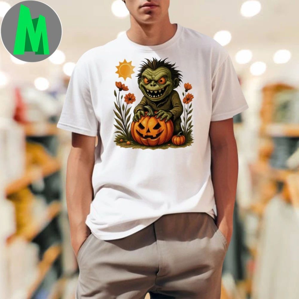 Halloween Creepy Little Monster - Adult & Kids T-Shirts, Sweatshirts & Hoodies apparel design preview 1