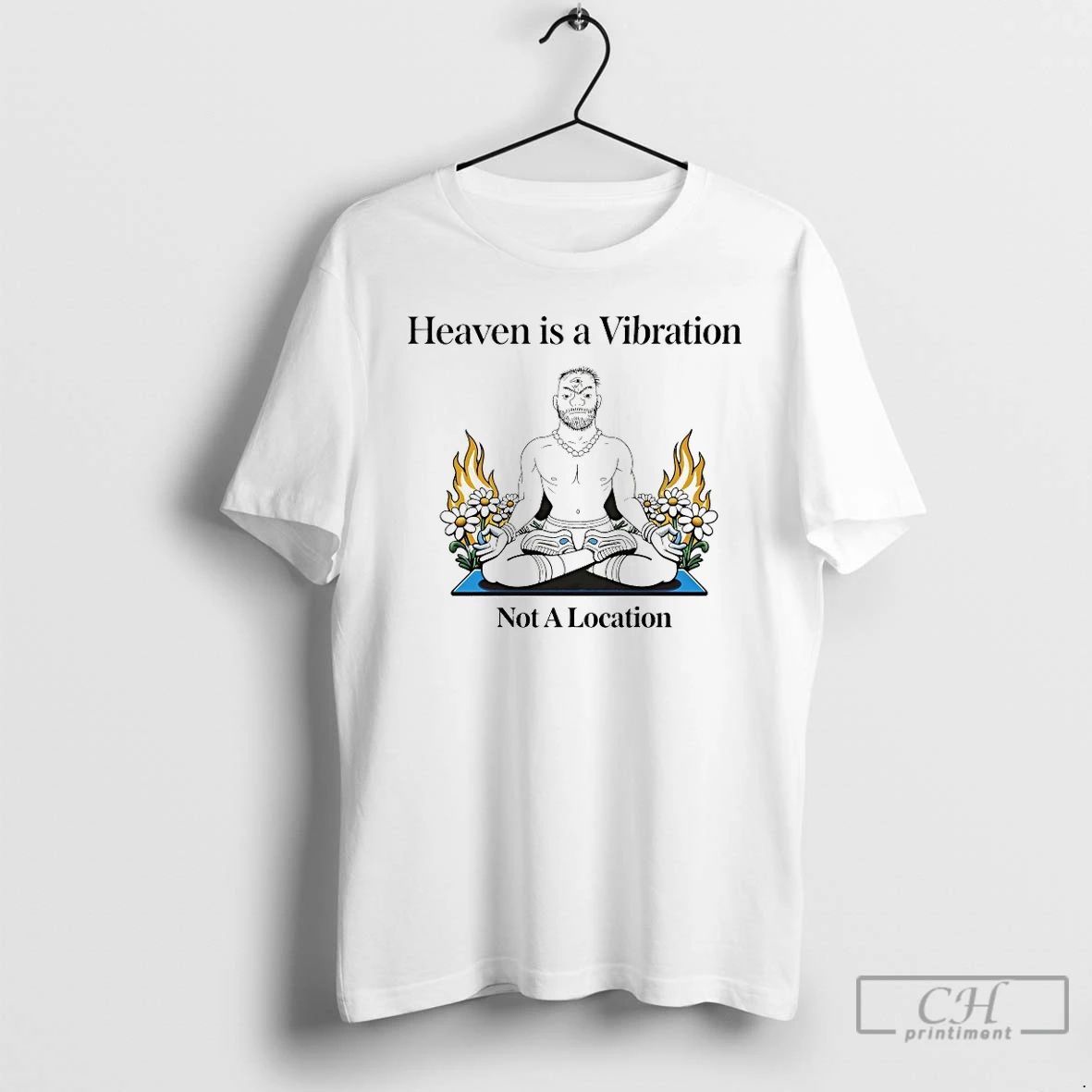 Classic Heaven Is A Vibration Not Location - Adult & Kids T-Shirts, Sweatshirts & Hoodies apparel design preview 1