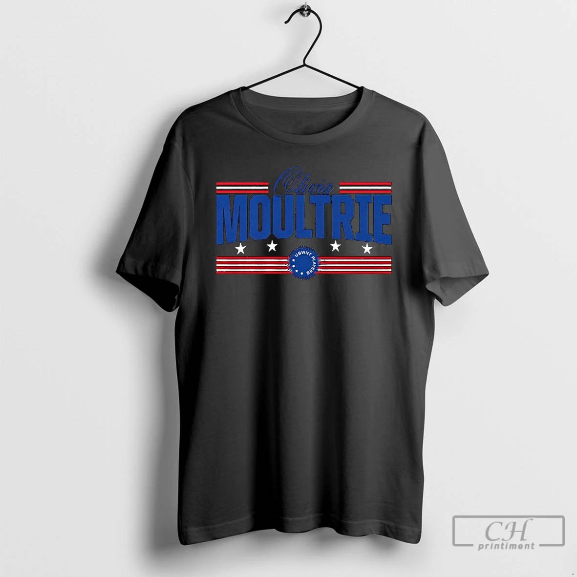 Classic Olivia Moultrie Stars And Stripes - Adult & Kids T-Shirts, Sweatshirts & Hoodies apparel design preview 1