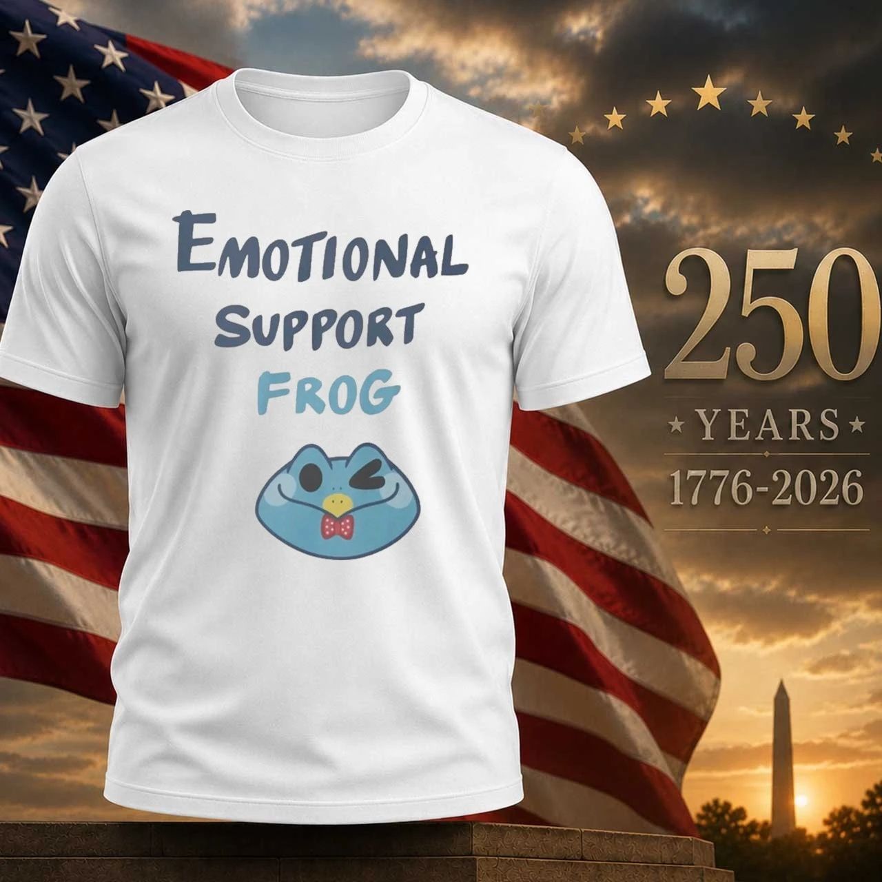 Iconic Emotional Support Frog Fizzarolli - Adult & Kids T-Shirts, Sweatshirts & Hoodies apparel design preview 1