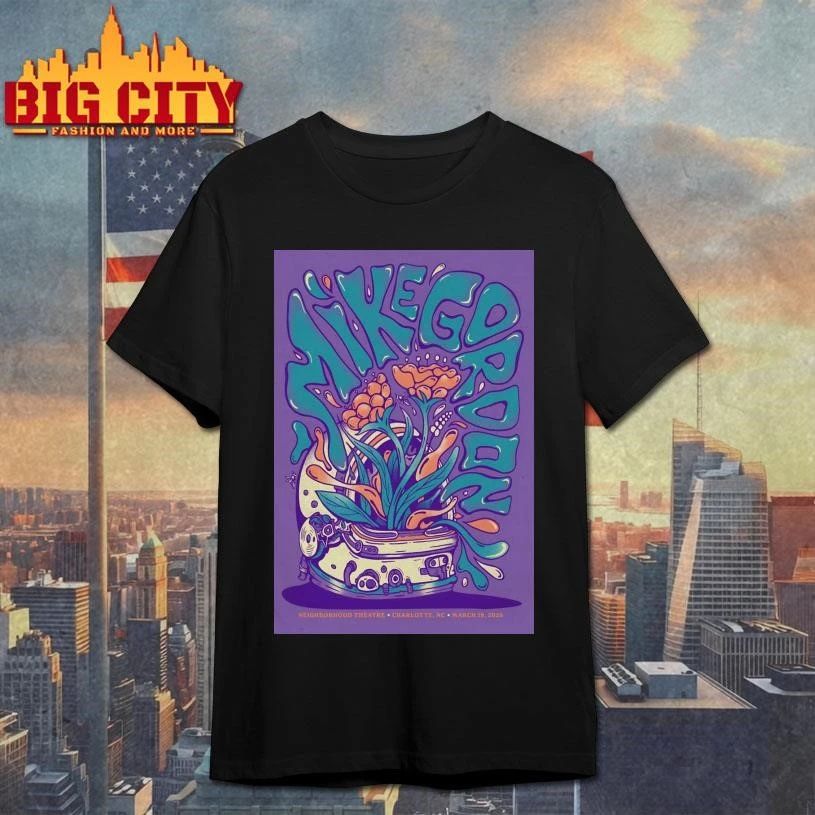 Mike Gordan Charlotte NC On March 19 2026 Poster - Adult & Kids T-Shirts, Sweatshirts & Hoodies apparel design preview 1