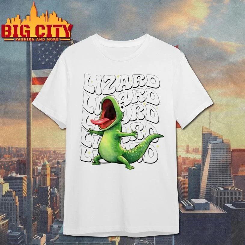 Screaming Green Lizard Groovy Typography Artwork - Adult & Kids T-Shirts, Sweatshirts & Hoodies apparel design preview 1