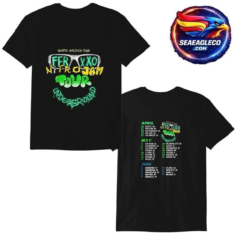 Feid 2023 Feliz Cumpleanos Ferxxo Tour Two Sided - Adult & Kids T-Shirts, Sweatshirts & Hoodies apparel design preview 1