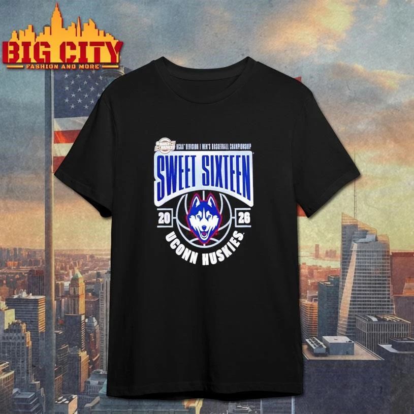 UConn Huskies 2026 NCAA Men's Basketball Tournament - Adult & Kids T-Shirts, Sweatshirts & Hoodies apparel design preview 1