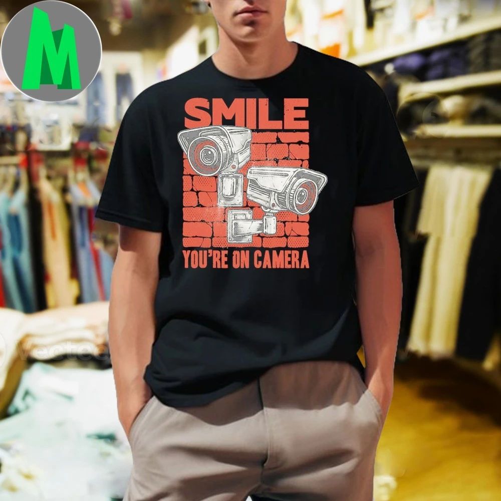 You're On Camera - Adult & Kids T-Shirts, Sweatshirts & Hoodies apparel design preview 1