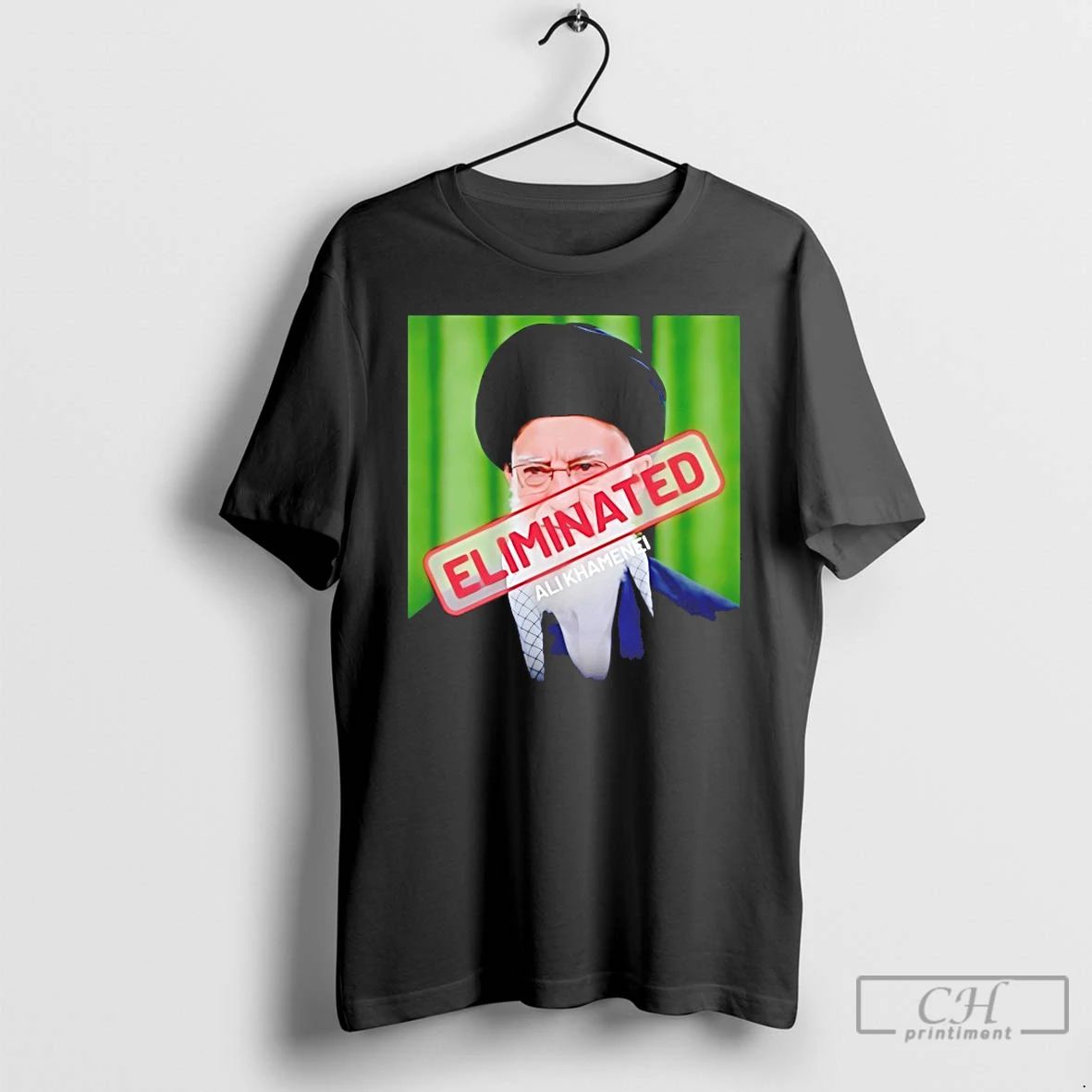 Classic Ayatollah Ali Khamenei Eliminated - Adult & Kids T-Shirts, Sweatshirts & Hoodies apparel design preview 1