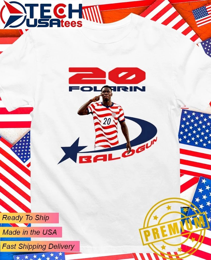 Folarin Balogun 20 United States National Team - Adult & Kids T-Shirts, Sweatshirts & Hoodies apparel design preview 1