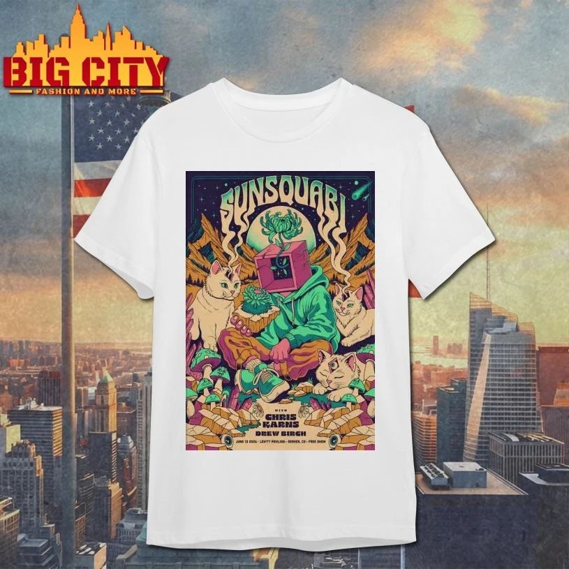 Sunsquabi Denver CO On June 13 2026 Poster - Adult & Kids T-Shirts, Sweatshirts & Hoodies apparel design preview 1