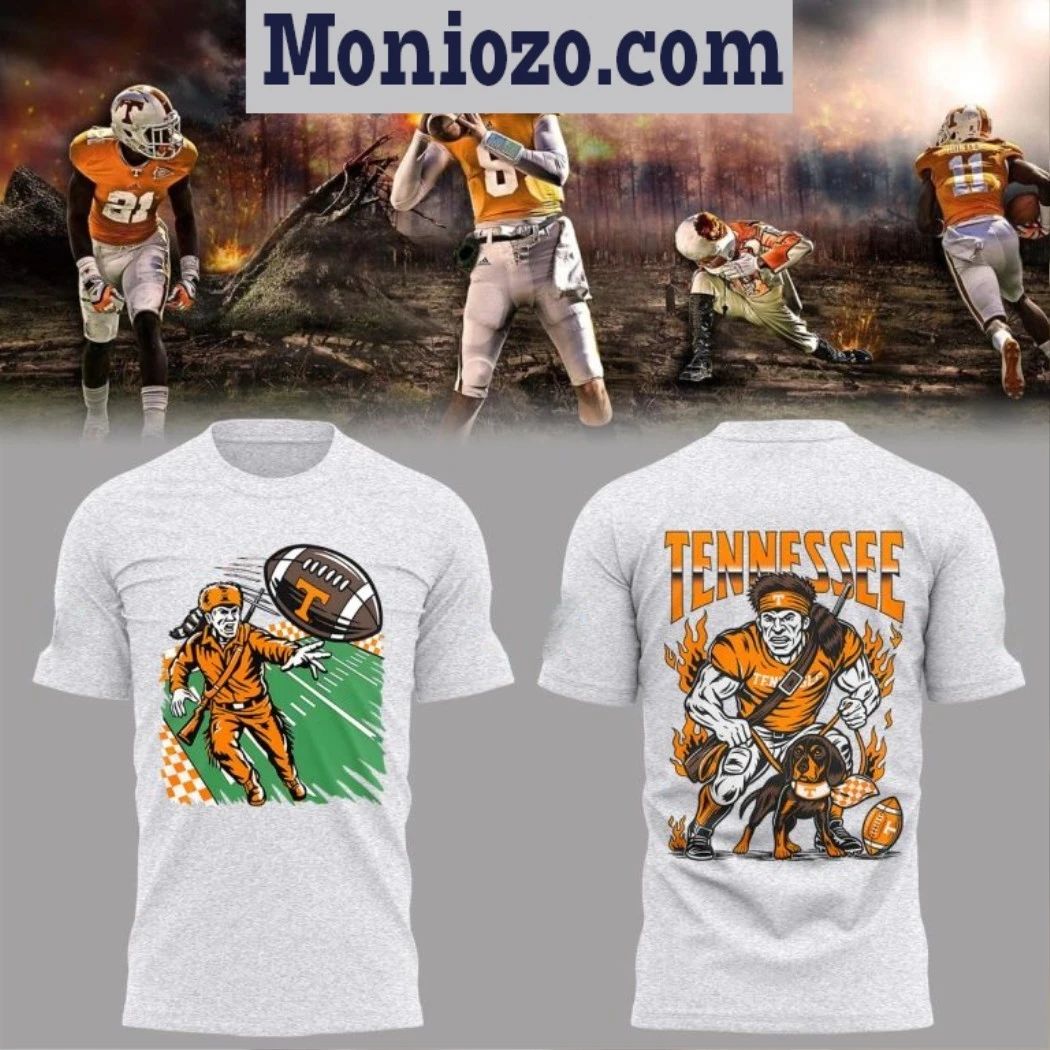 Tennessee Volunteers Rifleman Fire Logo - Adult & Kids T-Shirts, Sweatshirts & Hoodies apparel design preview 1