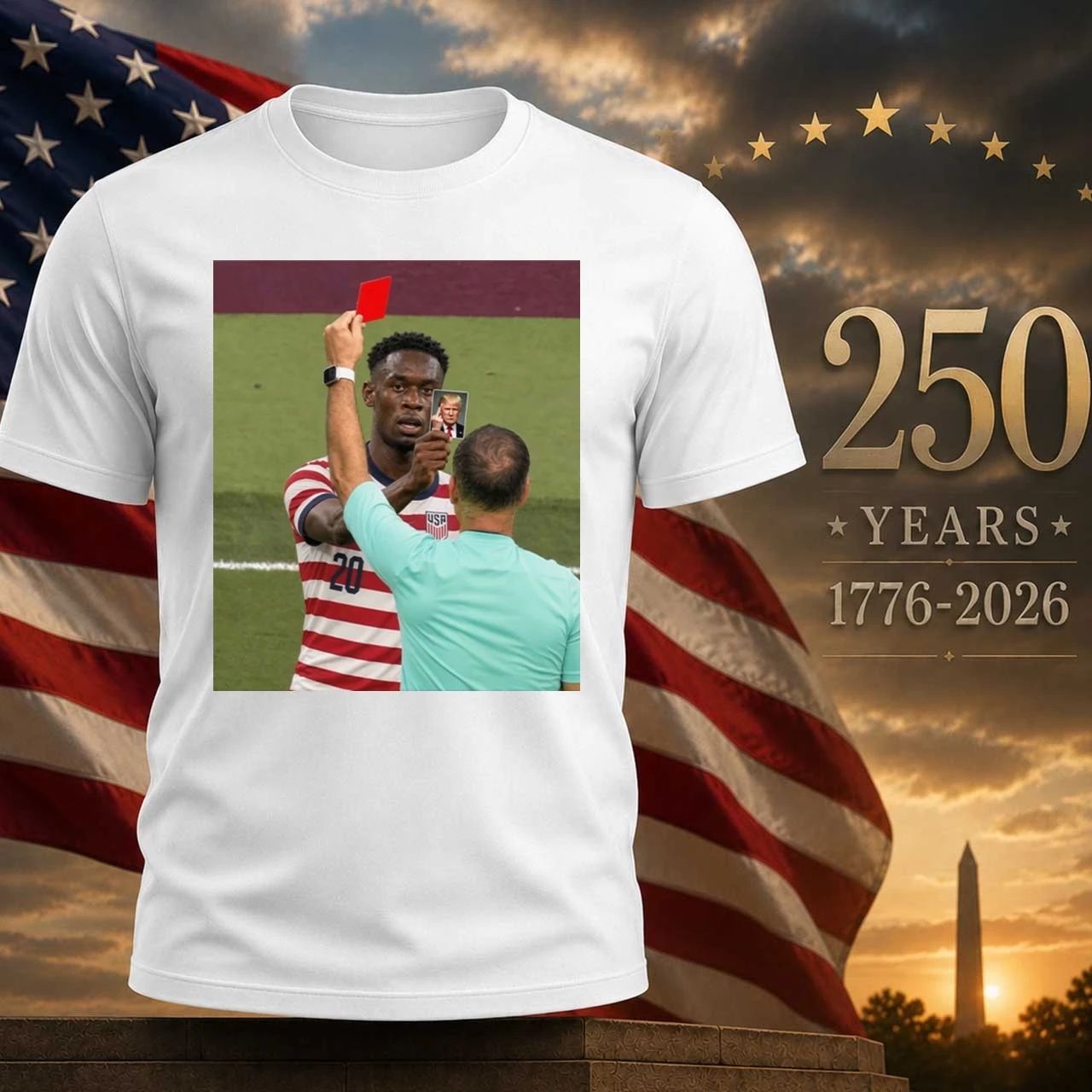 Folarin Balogun Trump Card - Adult & Kids T-Shirts, Sweatshirts & Hoodies apparel design preview 1