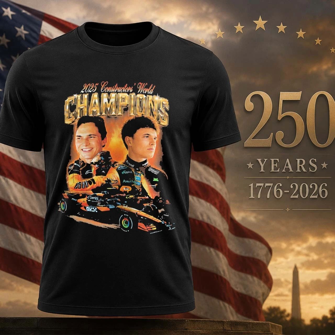 Adele With Lando Norris And Oscar Piastri - Adult & Kids T-Shirts, Sweatshirts & Hoodies apparel design preview 1