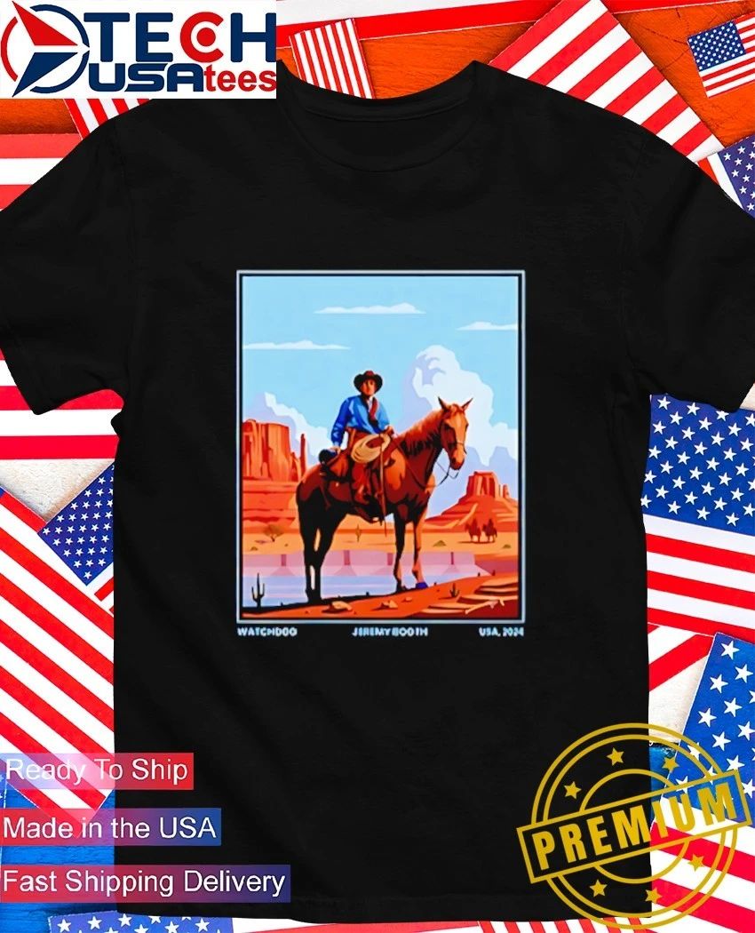 Watch Dog Jeremy Booth USA 2024 Cowboys - Adult & Kids T-Shirts, Sweatshirts & Hoodies apparel design preview 1