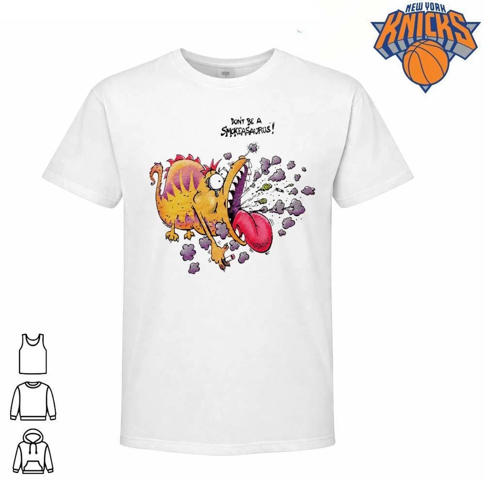 Dont Be A Smokeasaurus Funny Dinosaur Anti Smoking - Adult & Kids T-Shirts, Sweatshirts & Hoodies apparel design preview 1