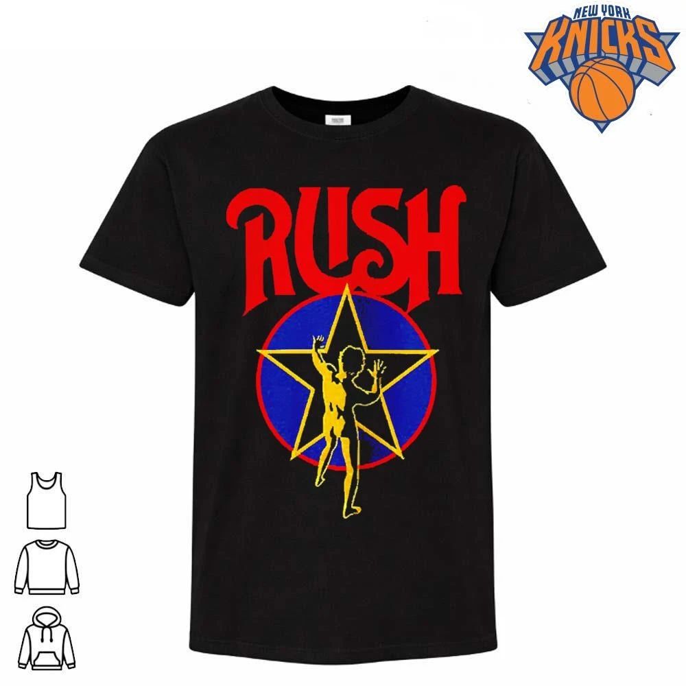 Rush Band Naked Man Red Star Tribute Rock Graphic - Adult & Kids T-Shirts, Sweatshirts & Hoodies apparel design preview 1