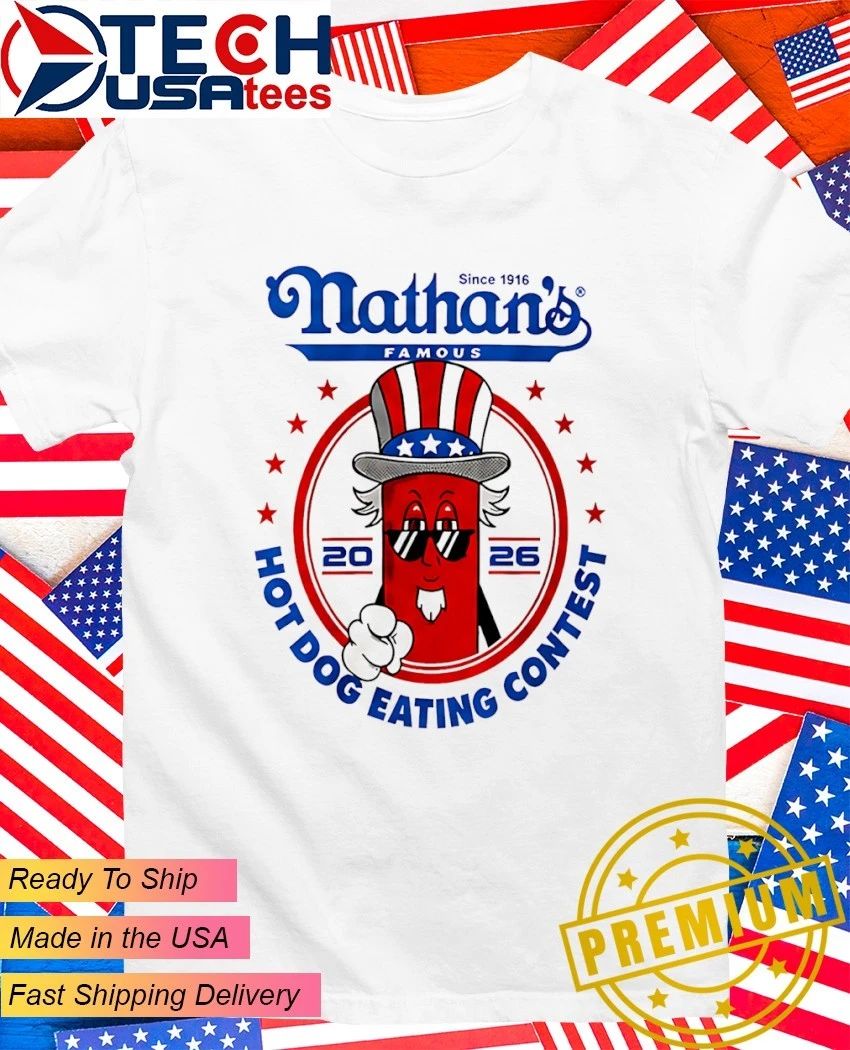 Joey Chestnut Nathan's Famous Hot Dog Contest 2026 - Adult & Kids T-Shirts, Sweatshirts & Hoodies apparel design preview 1