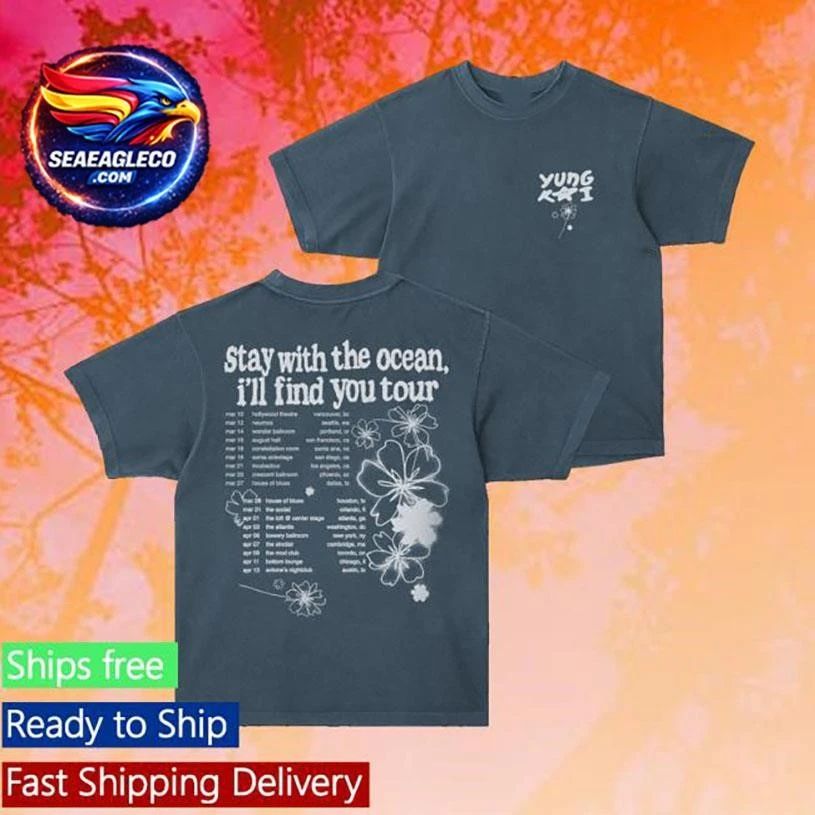 Yung Kai Stay With The Ocean Tour Two Sided - Adult & Kids T-Shirts, Sweatshirts & Hoodies apparel design preview 1