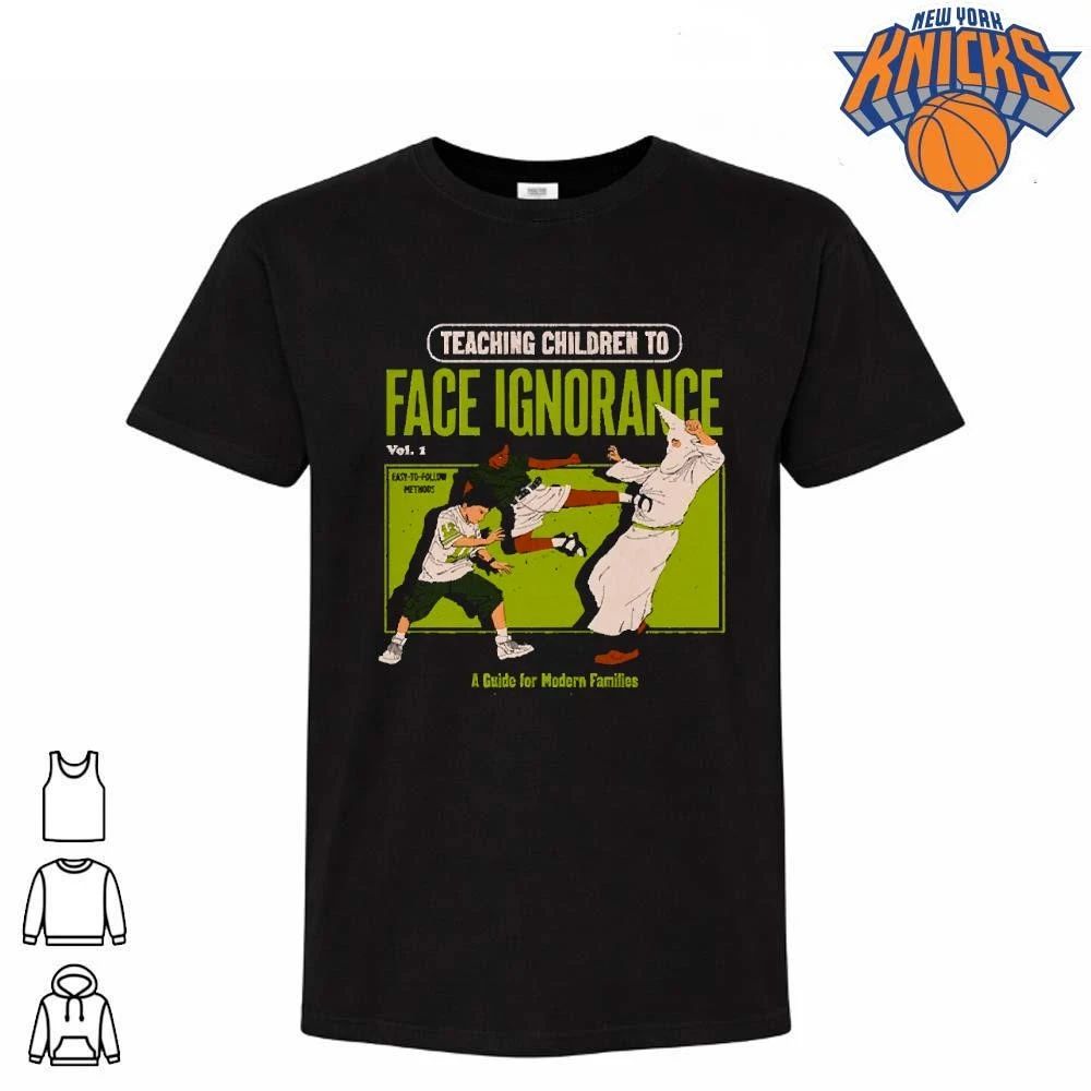 Teaching Children To Face Ignorance Guide For Modern - Adult & Kids T-Shirts, Sweatshirts & Hoodies apparel design preview 1