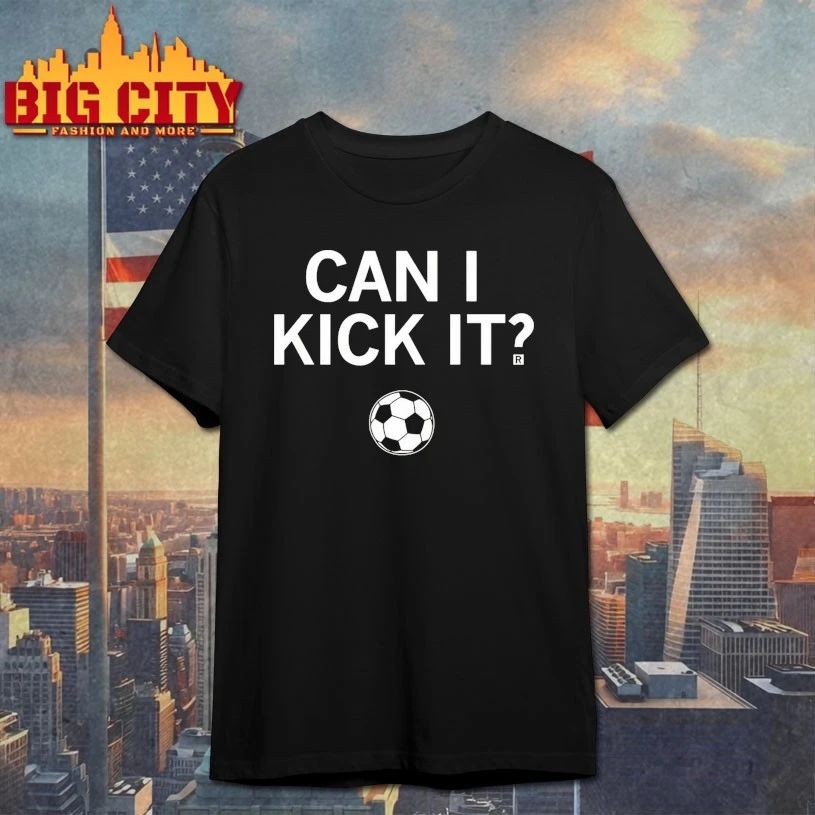 Soccer Can I Kick It Ringer - Adult & Kids T-Shirts, Sweatshirts & Hoodies apparel design preview 1