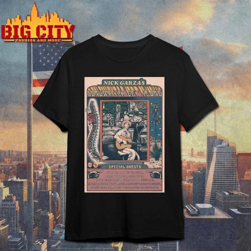 Nick Garza's Get Along Fischer TX March 14 2026 - Adult & Kids T-Shirts, Sweatshirts & Hoodies apparel design preview 1