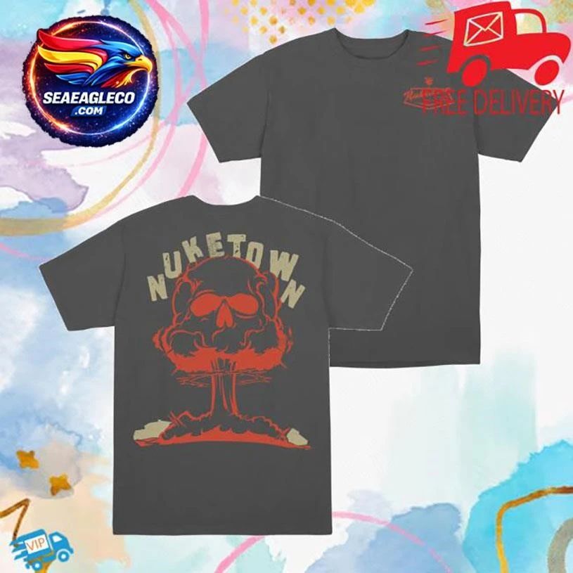 Call Of Duty Nuketown Skull Cloud Two Sided - Adult & Kids T-Shirts, Sweatshirts & Hoodies apparel design preview 1