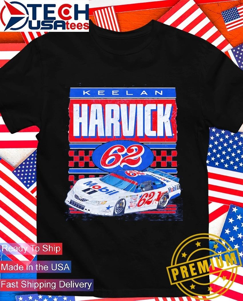 Kevin Harvick No. 62 Mobil 1 Camry Racing - Adult & Kids T-Shirts, Sweatshirts & Hoodies apparel design preview 1