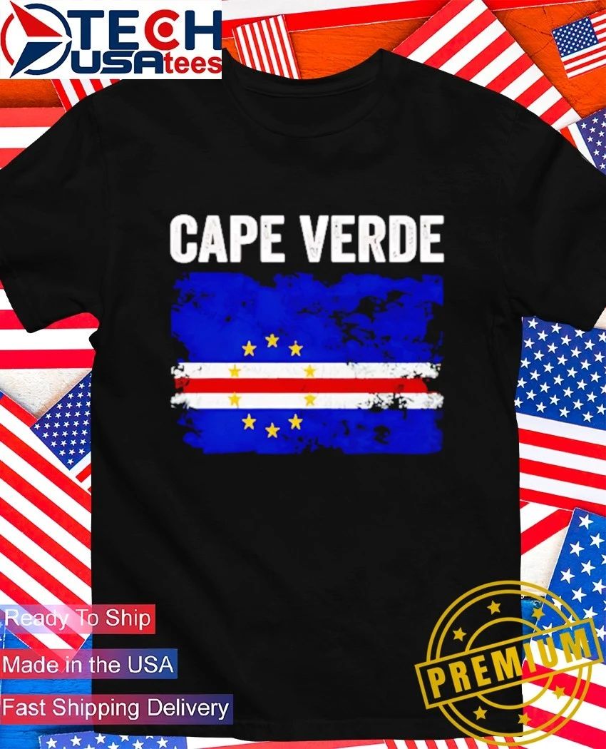 Cape Verde flag - Adult & Kids T-Shirts, Sweatshirts & Hoodies apparel design preview 1