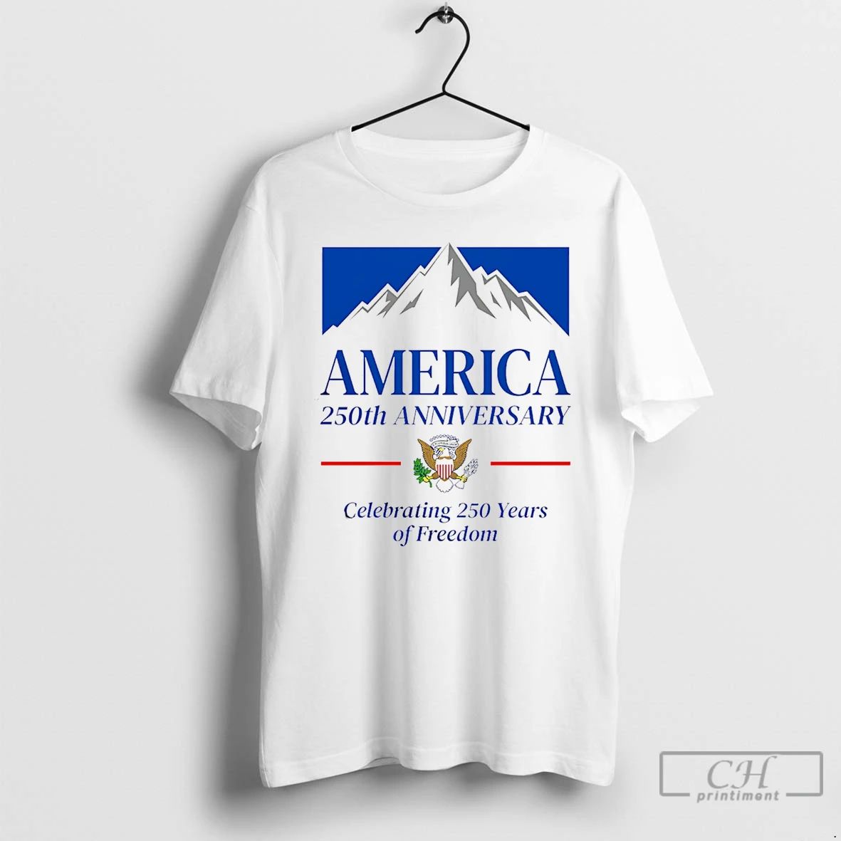 Classic America 250th Anniversary Mountain Beer - Adult & Kids T-Shirts, Sweatshirts & Hoodies apparel design preview 1