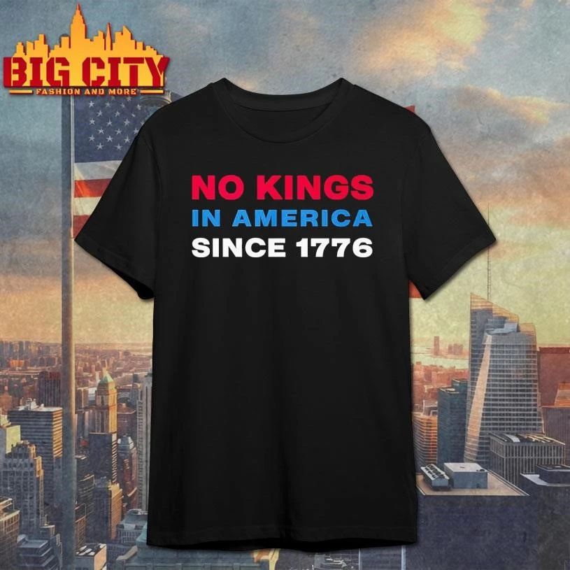 Jamie Lee Curtis No Kings In America Since 1776 - Adult & Kids T-Shirts, Sweatshirts & Hoodies apparel design preview 1