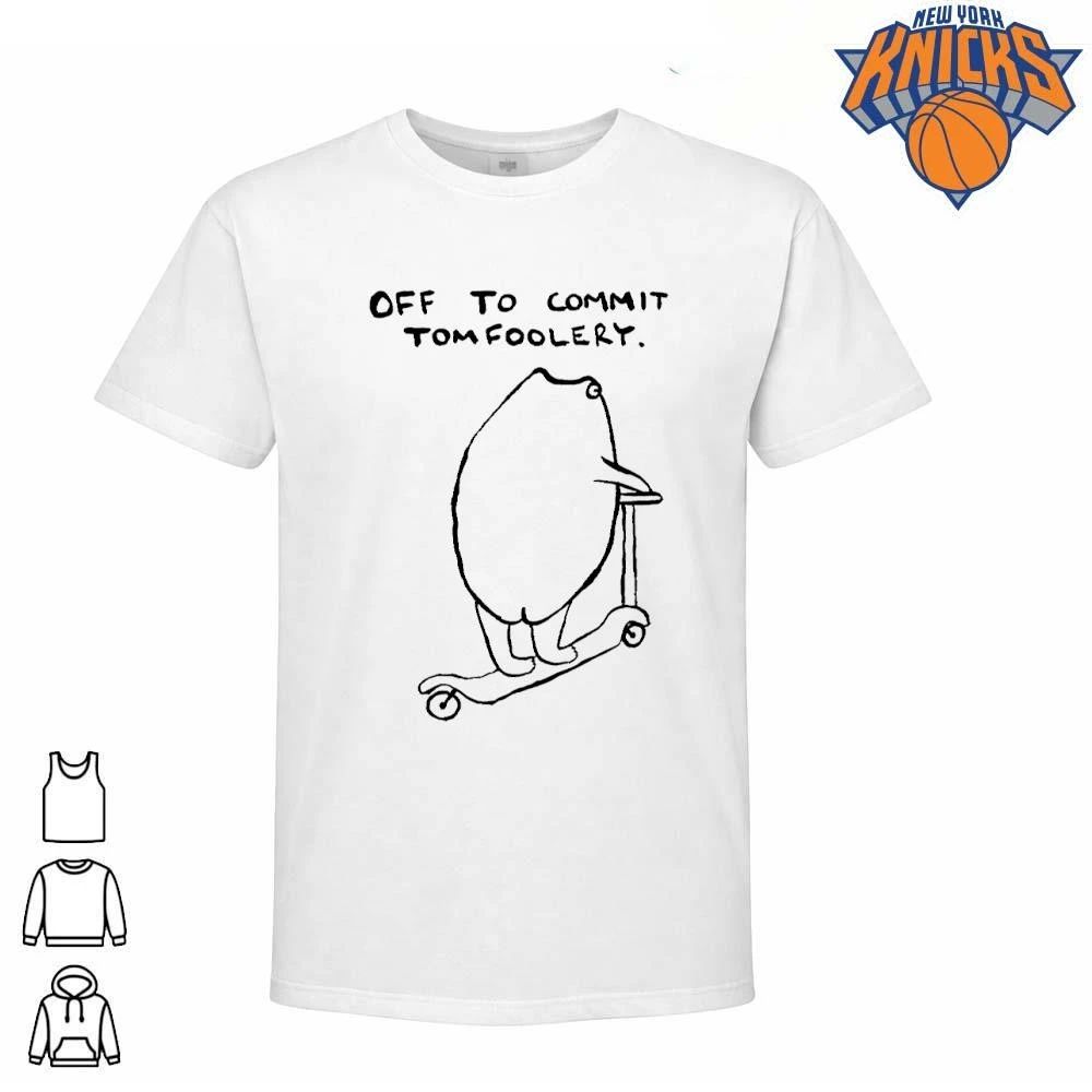 Off To Commit Tomfoolery Minimalist Character Scooter - Adult & Kids T-Shirts, Sweatshirts & Hoodies apparel design preview 1