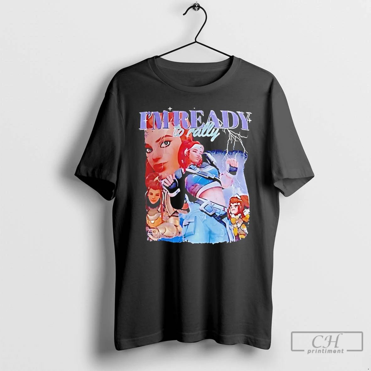Classic Brigitte Im Ready To Rally - Adult & Kids T-Shirts, Sweatshirts & Hoodies apparel design preview 1