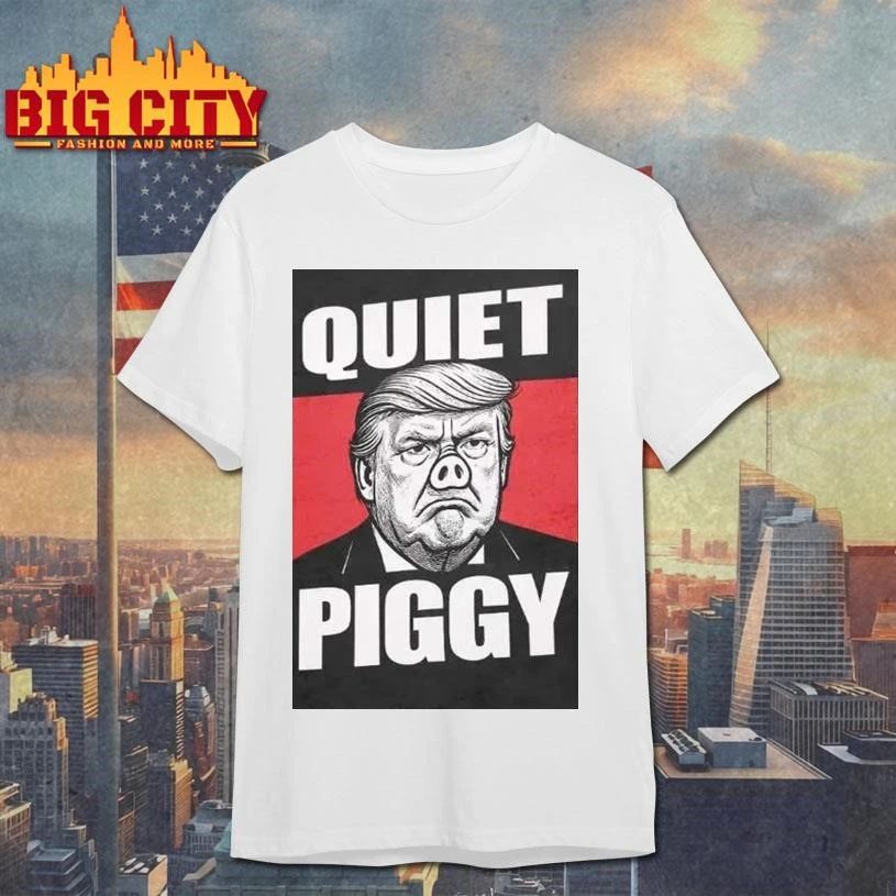 Trump Quiet Piggy Funny - Adult & Kids T-Shirts, Sweatshirts & Hoodies apparel design preview 1