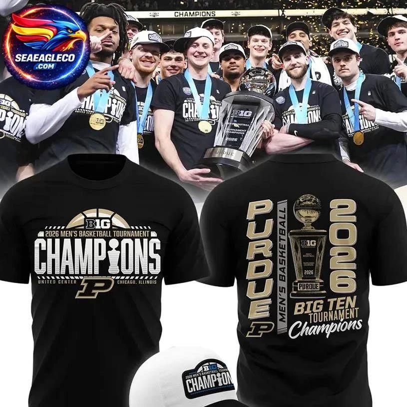 Purdue Men's Basketball 2026 Big Ten Tournament - Adult & Kids T-Shirts, Sweatshirts & Hoodies apparel design preview 1