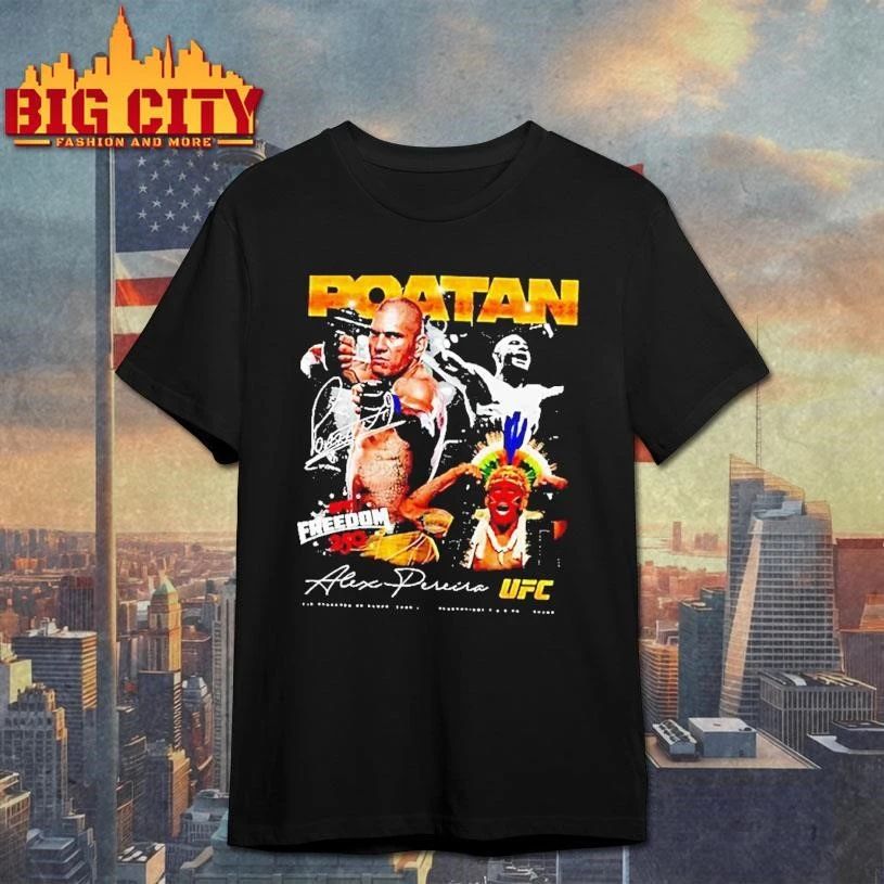 Ufc Poatan Alex Pereira Freedom 250 Signature - Adult & Kids T-Shirts, Sweatshirts & Hoodies apparel design preview 1