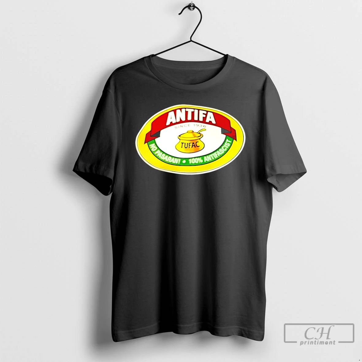 Classic Antifa No Pasaran 100 Anti Fascist - Adult & Kids T-Shirts, Sweatshirts & Hoodies apparel design preview 1