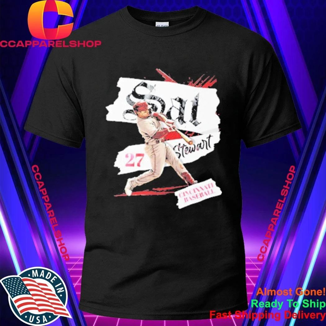 Future Reds Slugger Cincinnati Baseball Sal Stewart - Adult & Kids T-Shirts, Sweatshirts & Hoodies apparel design preview 1