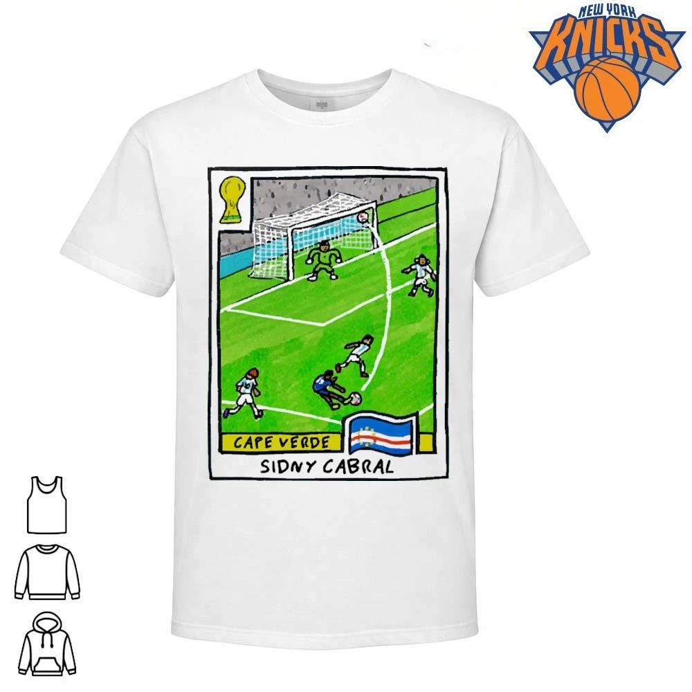 Vintage Sidny Cabral Cape Verde Football Trading Card - Adult & Kids T-Shirts, Sweatshirts & Hoodies apparel design preview 1