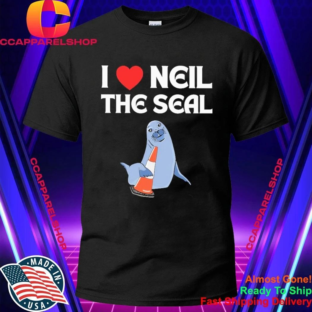 I Love Neil The Seal - Adult & Kids T-Shirts, Sweatshirts & Hoodies apparel design preview 1