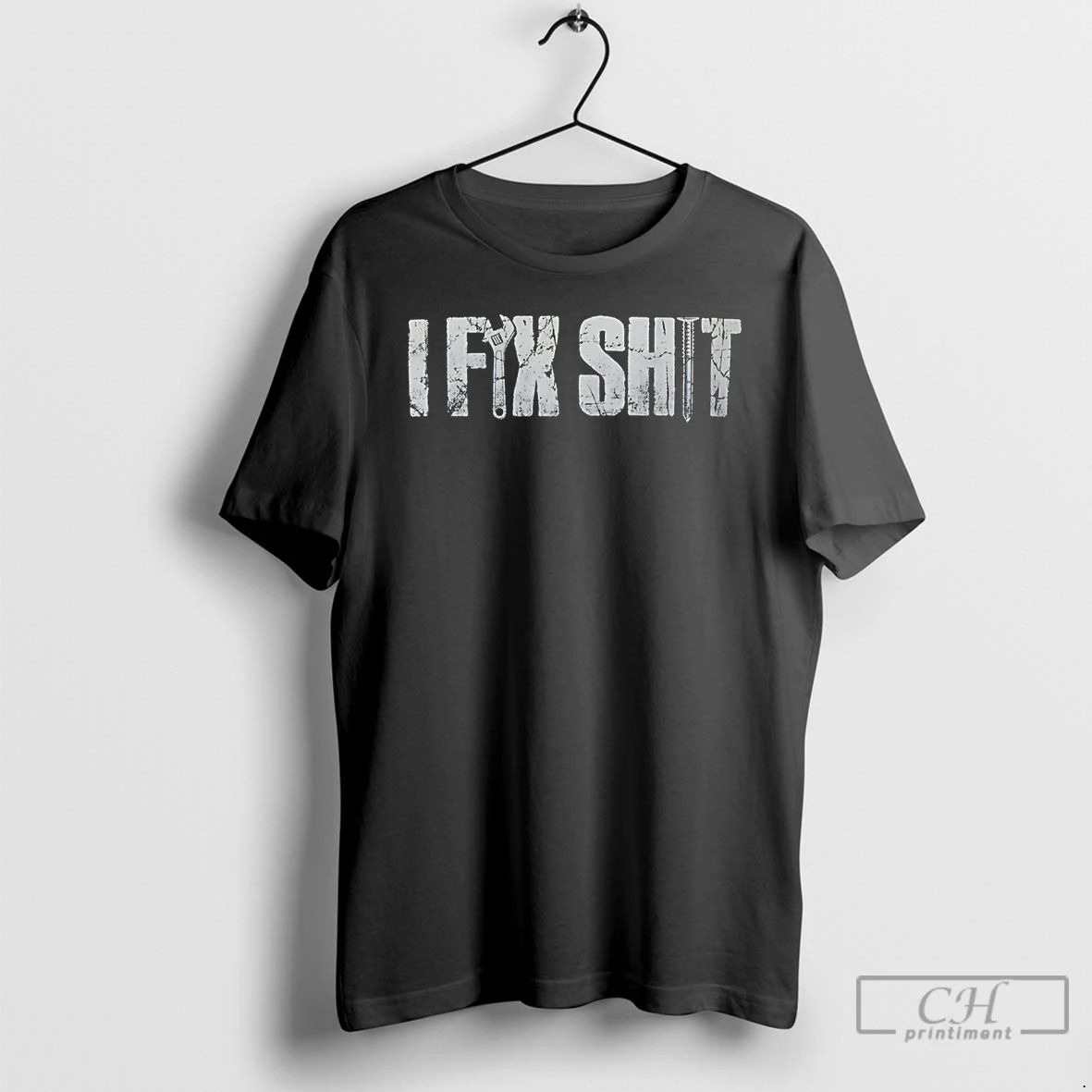 Classic I Fix Shit Text - Adult & Kids T-Shirts, Sweatshirts & Hoodies apparel design preview 1