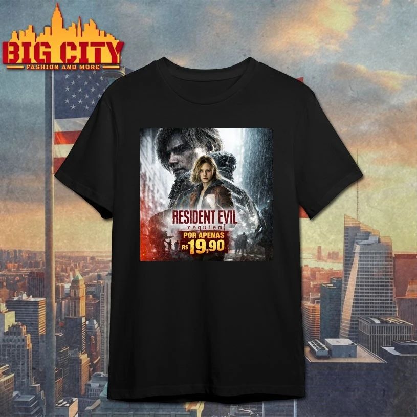 Resident Evil requiem for apenas r$ 19,90 poster - Adult & Kids T-Shirts, Sweatshirts & Hoodies apparel design preview 1
