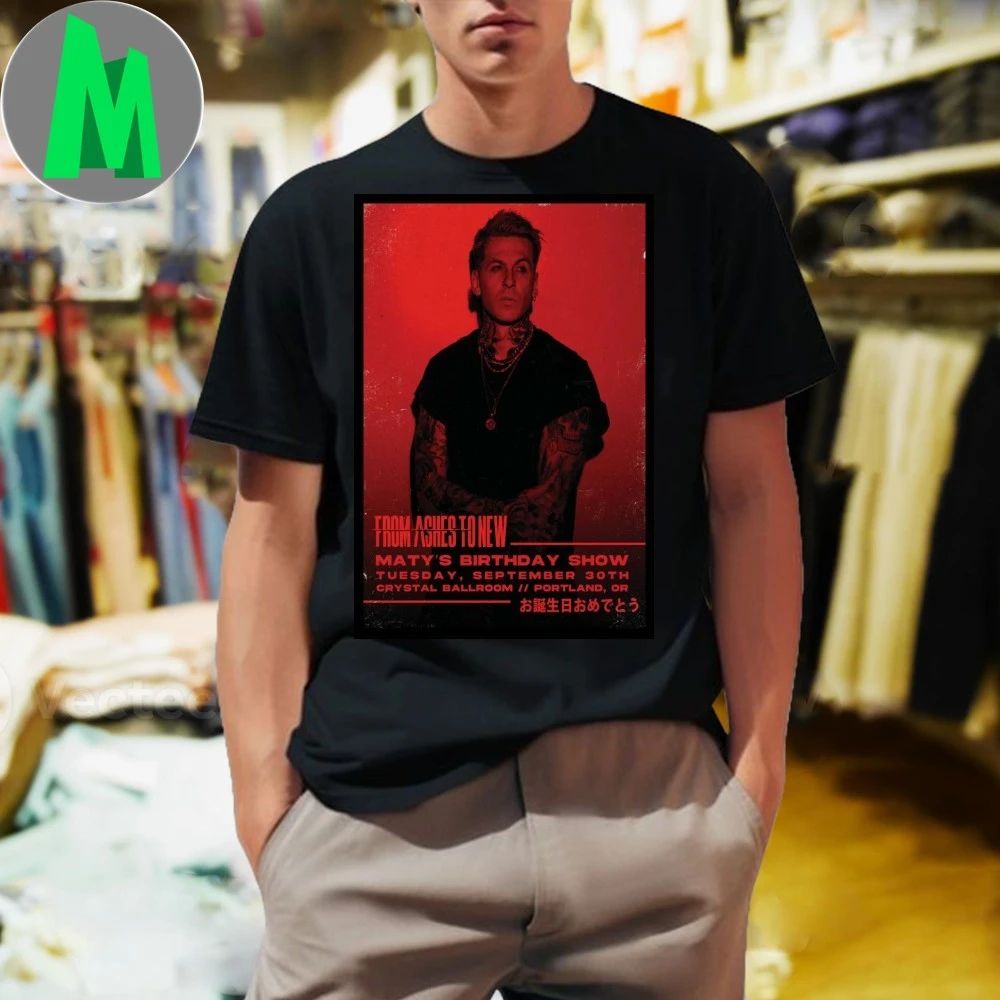 From Ashes To New Portland, OR Event Sept 30 2025 - Adult & Kids T-Shirts, Sweatshirts & Hoodies apparel design preview 1