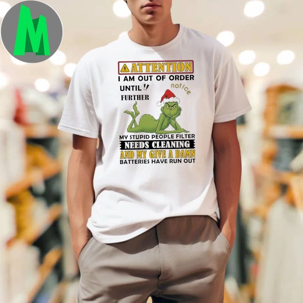 Attention I Am Out of Order Until Further Notice My - Adult & Kids T-Shirts, Sweatshirts & Hoodies apparel design preview 1