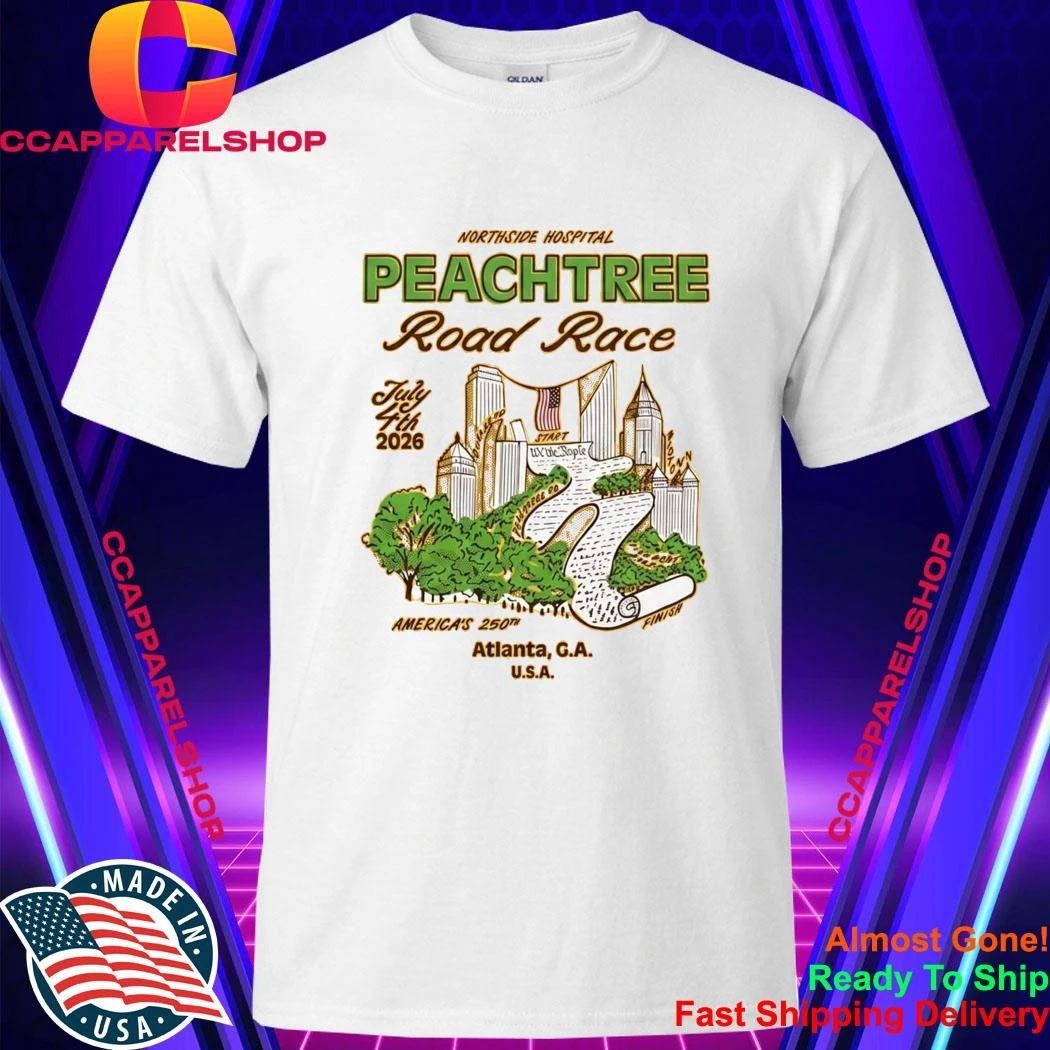 Northside Hospital Peachtree Road Race America's - Adult & Kids T-Shirts, Sweatshirts & Hoodies apparel design preview 1
