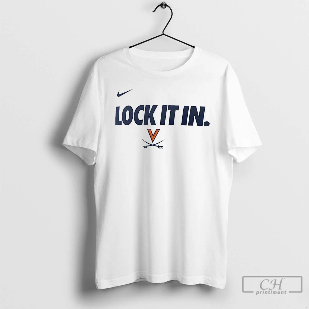 Classic Virginia Cavaliers Lock It In Logo - Adult & Kids T-Shirts, Sweatshirts & Hoodies apparel design preview 1