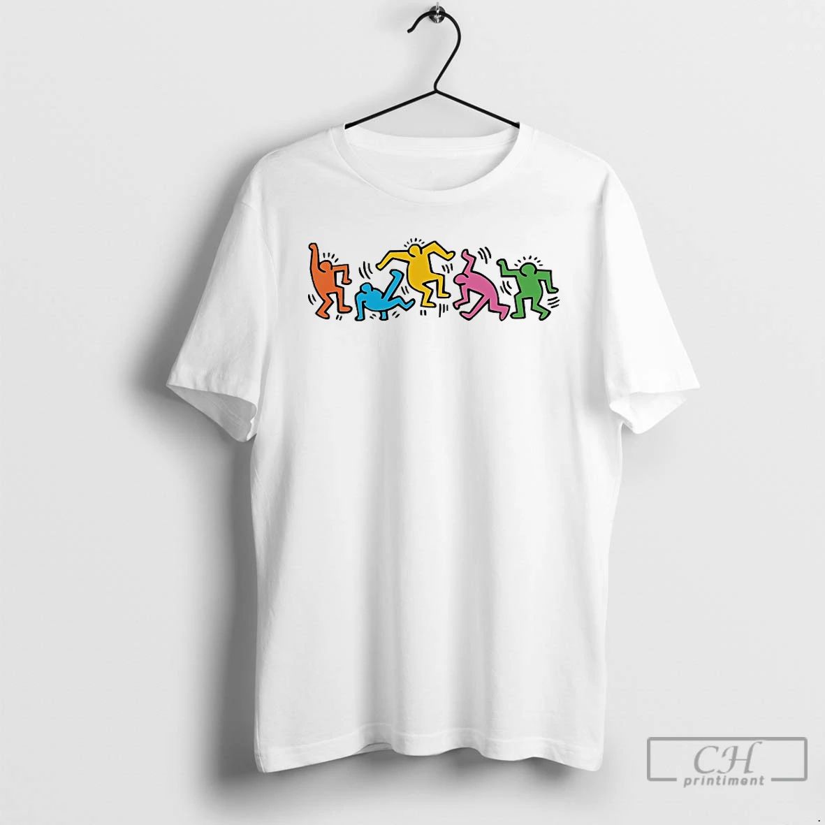 Classic Keith Dancing Forever Haring - Adult & Kids T-Shirts, Sweatshirts & Hoodies apparel design preview 1