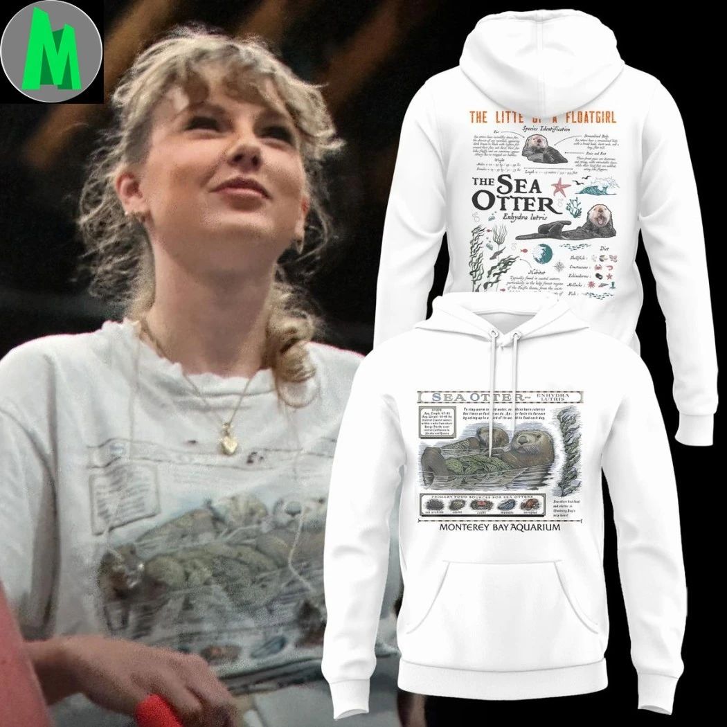 Taylor The Sea Otter 2025 Monterey Bay Aquarium - Adult & Kids T-Shirts, Sweatshirts & Hoodies apparel design preview 1