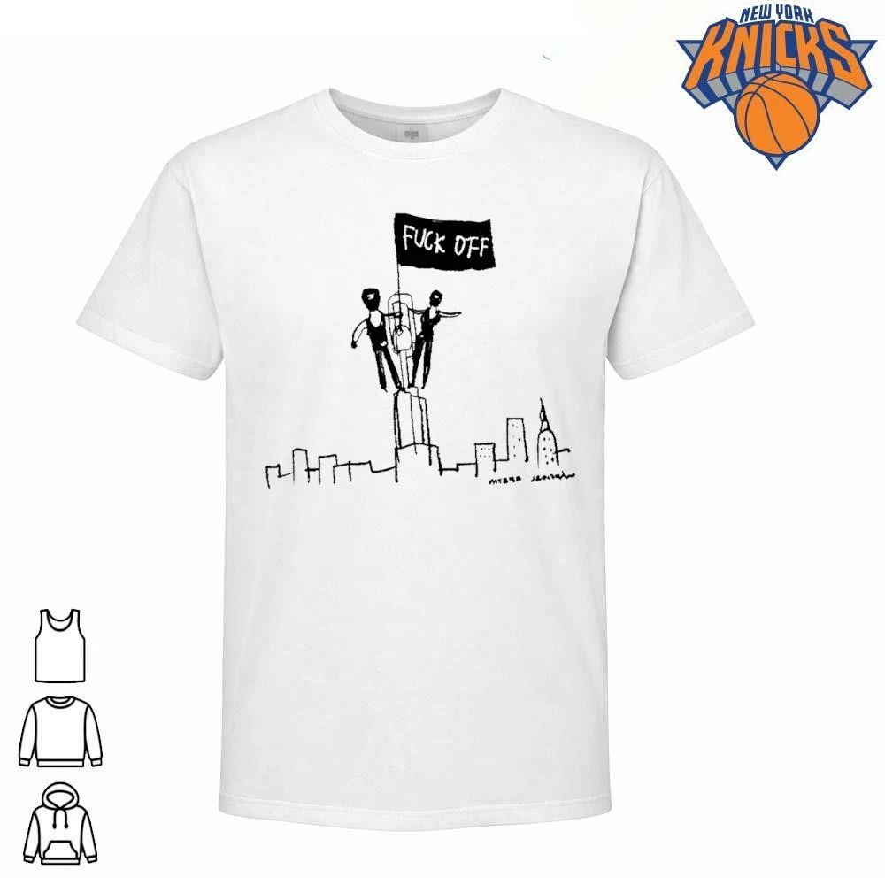 Fuck Off Flag On Top Of Skyscraper City Sketch Art - Adult & Kids T-Shirts, Sweatshirts & Hoodies apparel design preview 1
