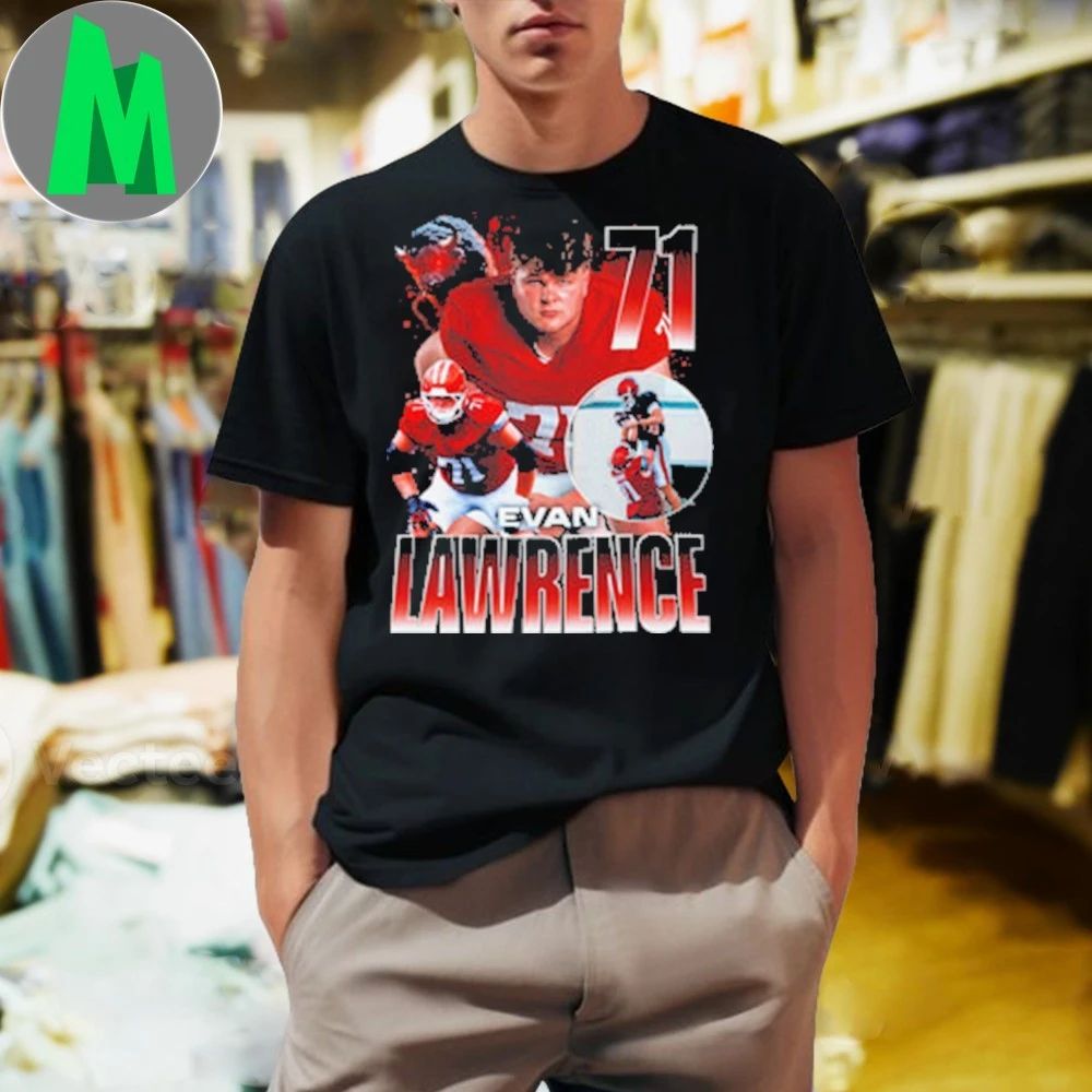 Number 71 Evan Lawrence - Adult & Kids T-Shirts, Sweatshirts & Hoodies apparel design preview 1