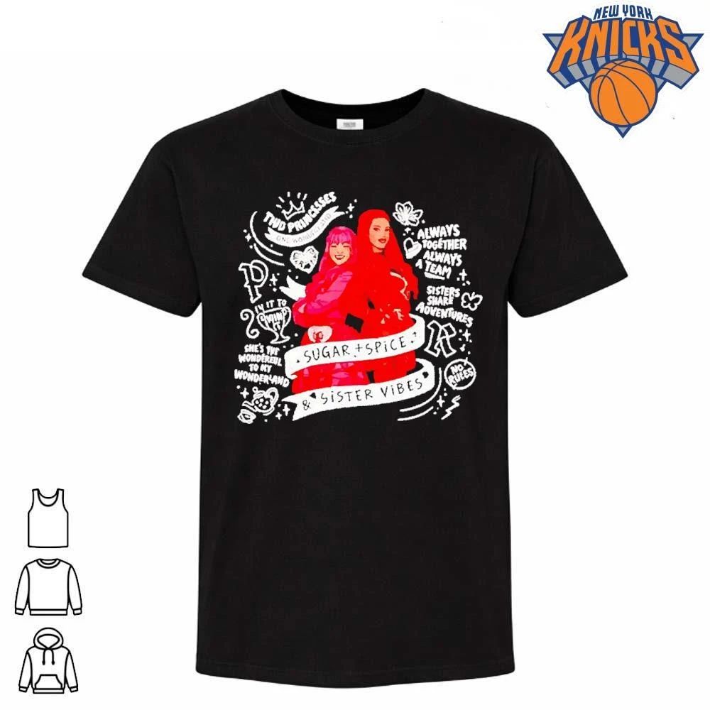 Sugar Spice Sister Vibes Two Princesses One - Adult & Kids T-Shirts, Sweatshirts & Hoodies apparel design preview 1