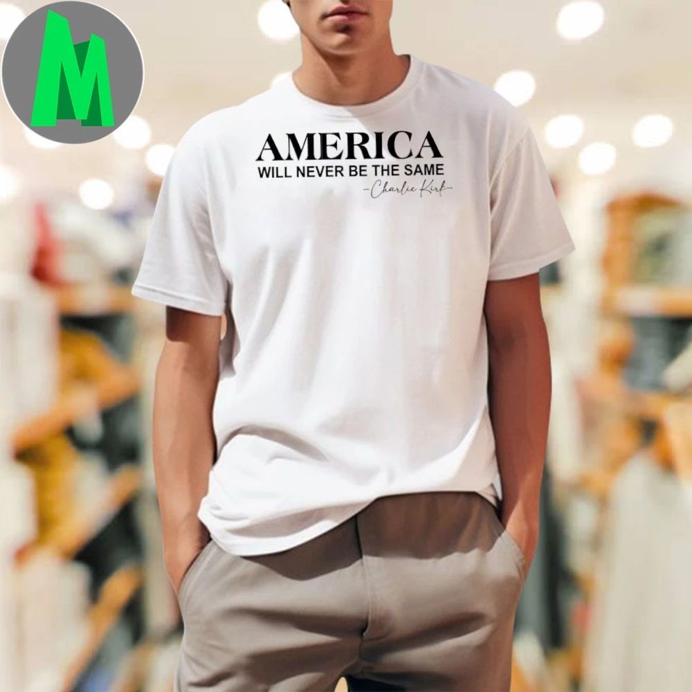 America will never be the same Signature - Adult & Kids T-Shirts, Sweatshirts & Hoodies apparel design preview 1